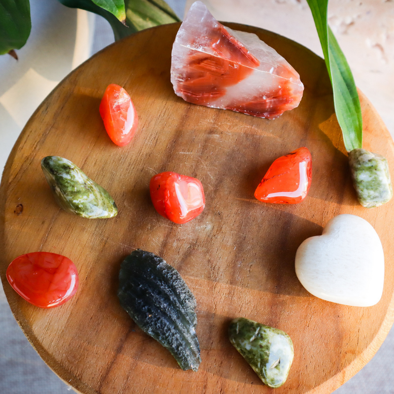 Variety of crystals best for new start