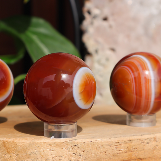 Carnelian Spheres great for spring time