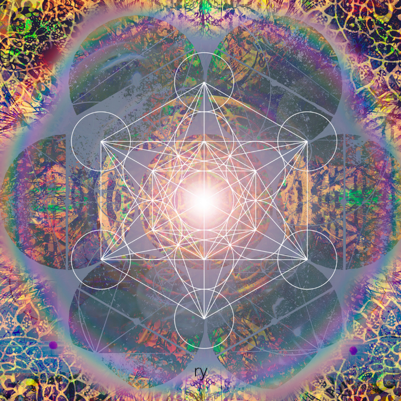 Sacred Geometry Metatron Symbol