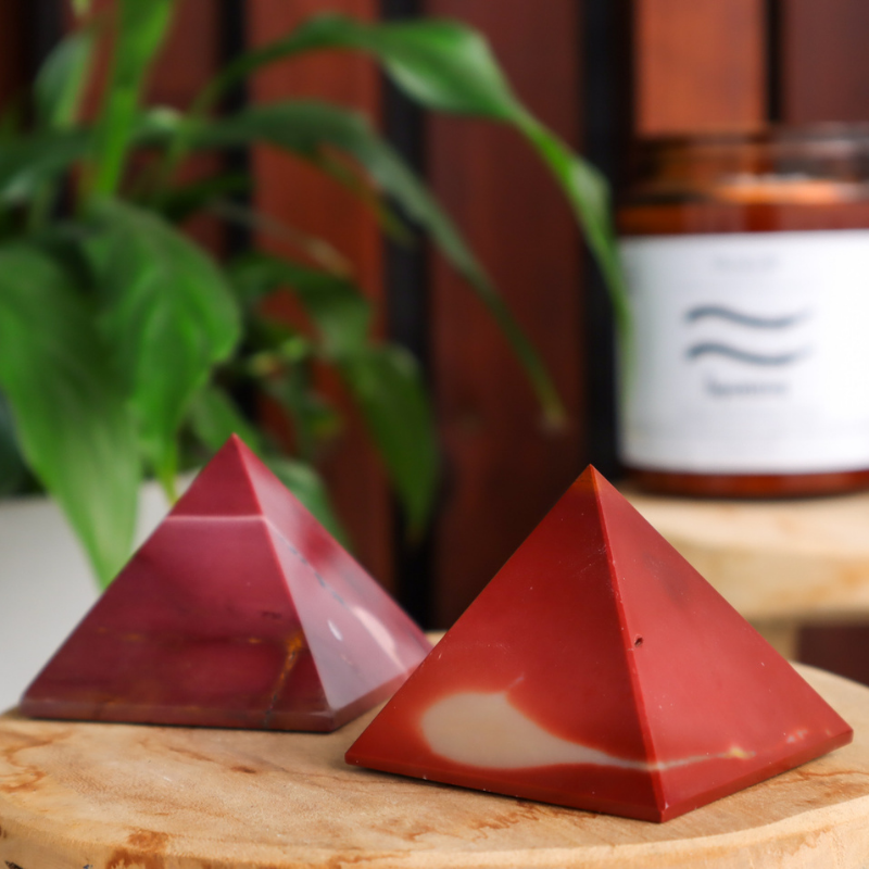 Mookaite Pyramids