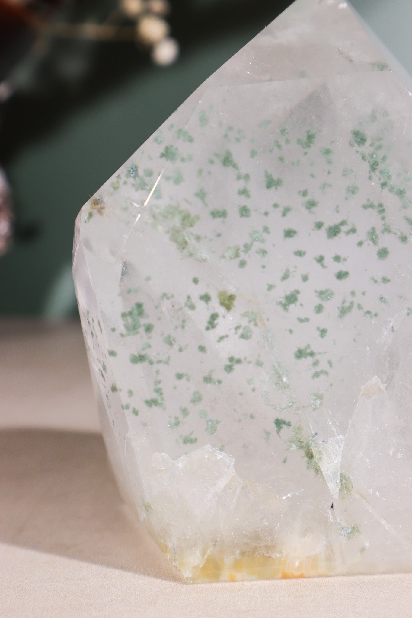 Chlorite Quartz Crystal