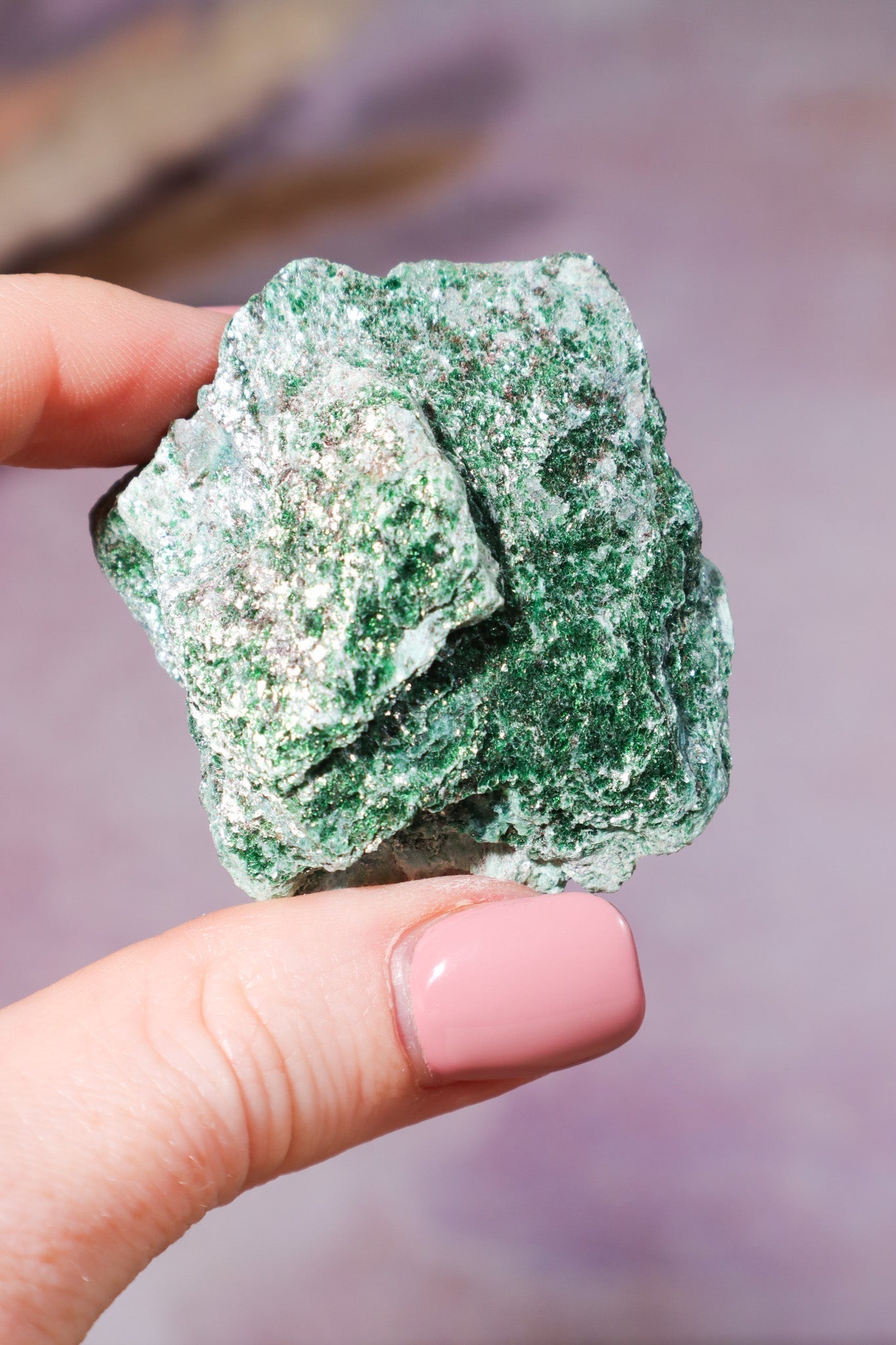 Green Fuchsite Crystal