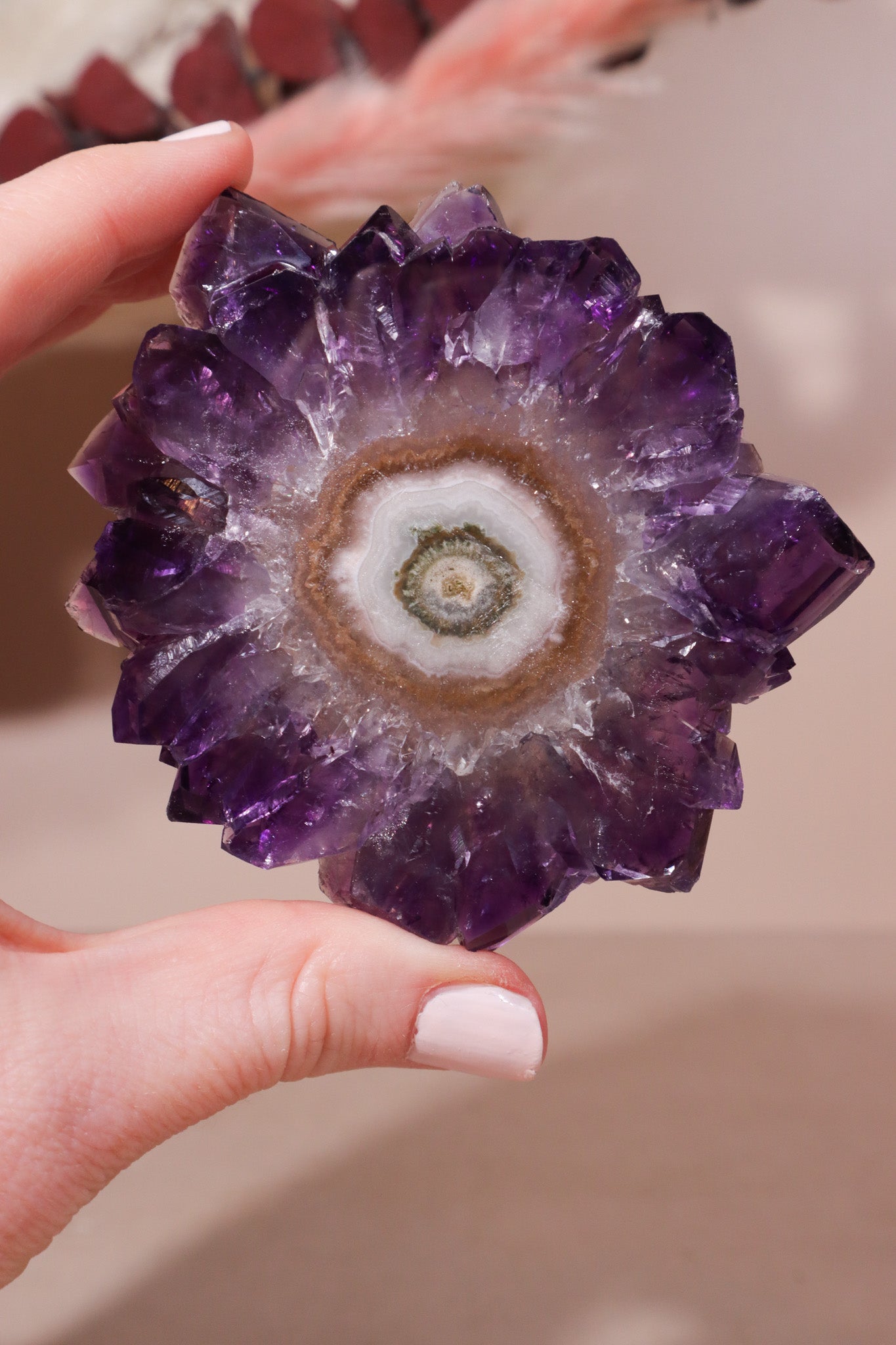 Amethyst Stalactite