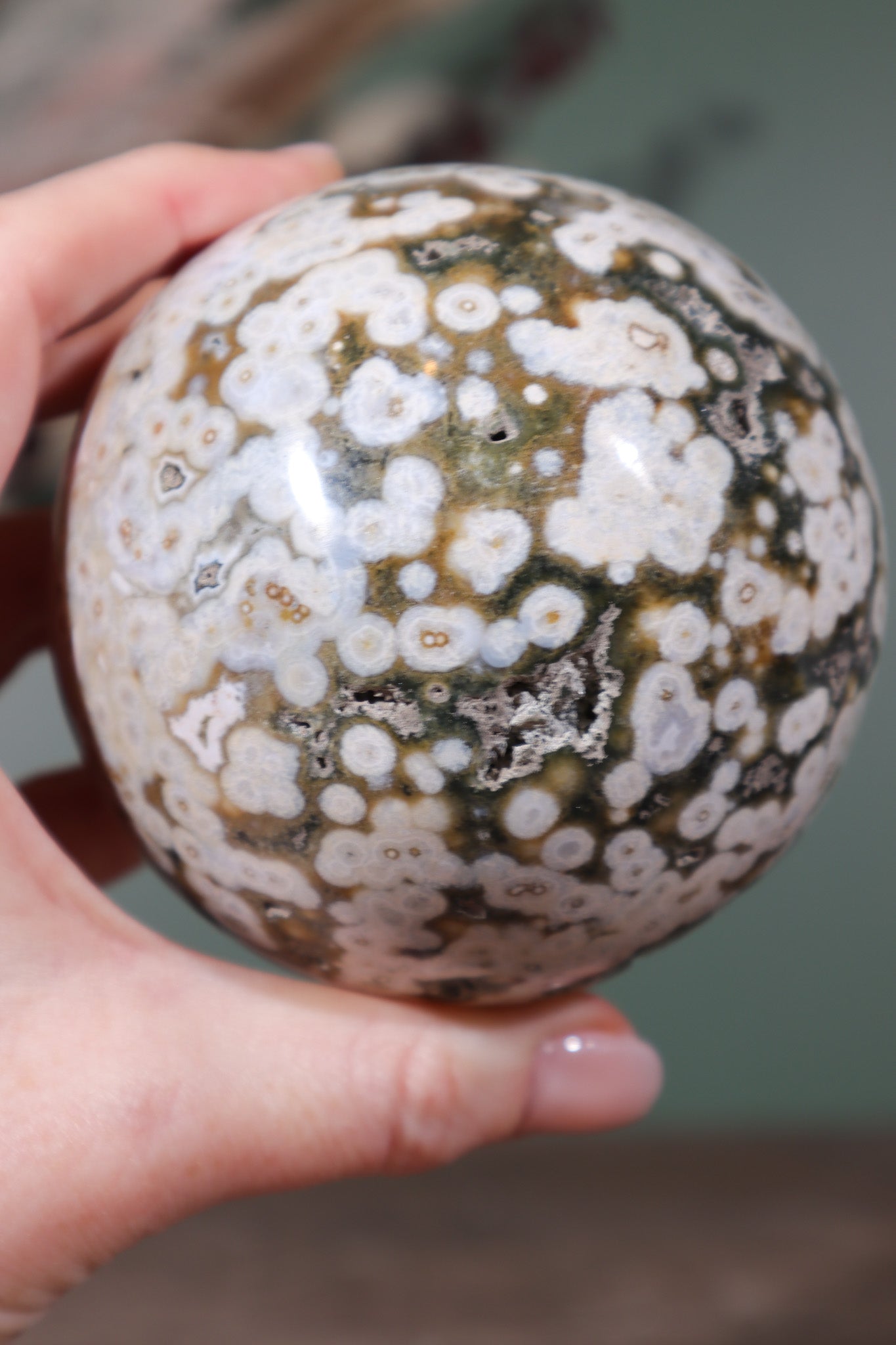 Ocean Jasper Sphere
