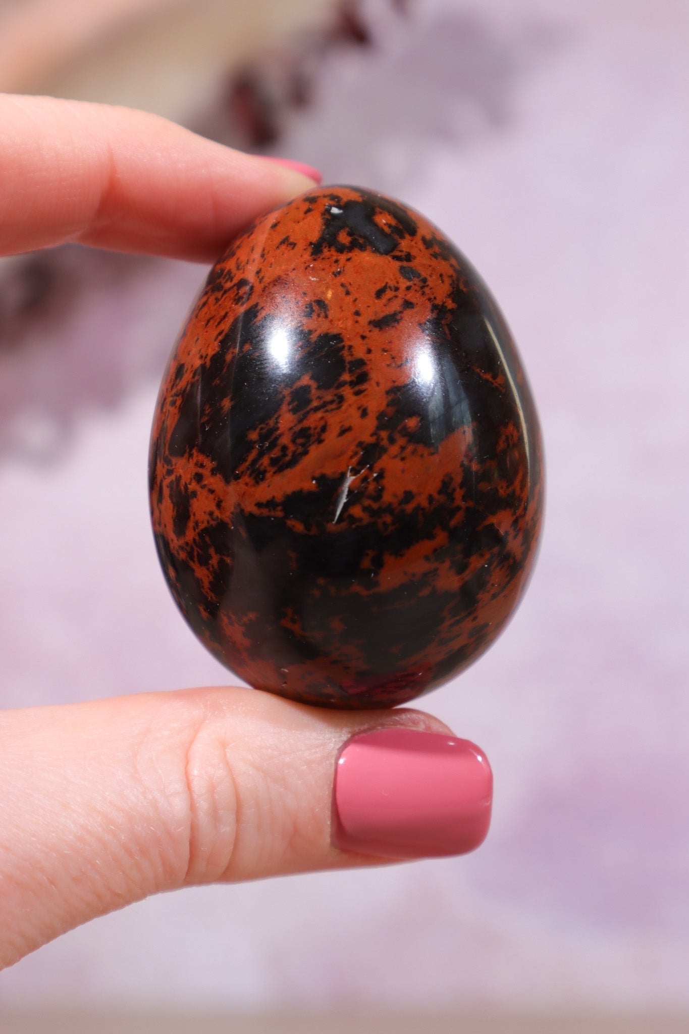 Mahogany Obsidian Egg