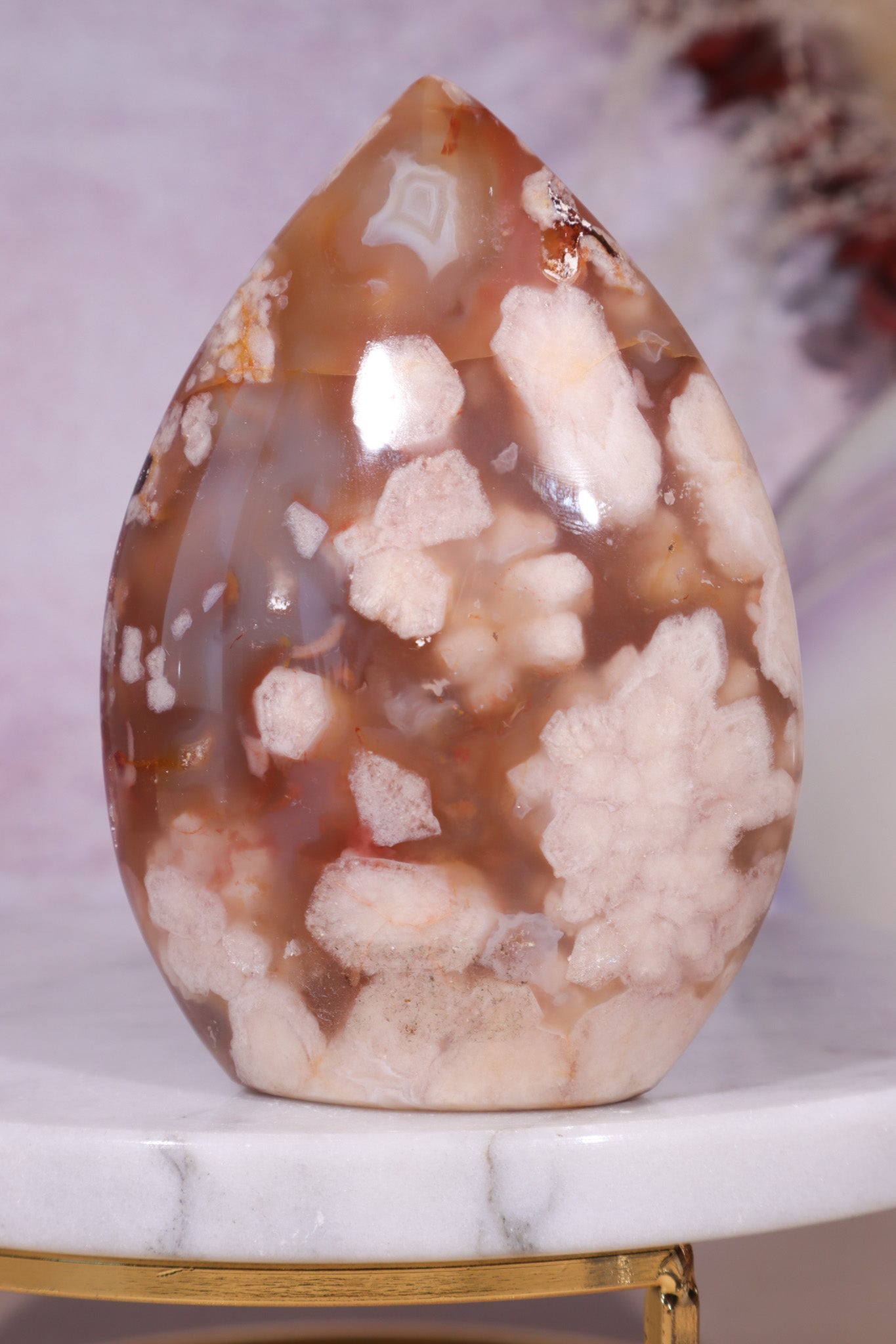 Flower Agate Flame