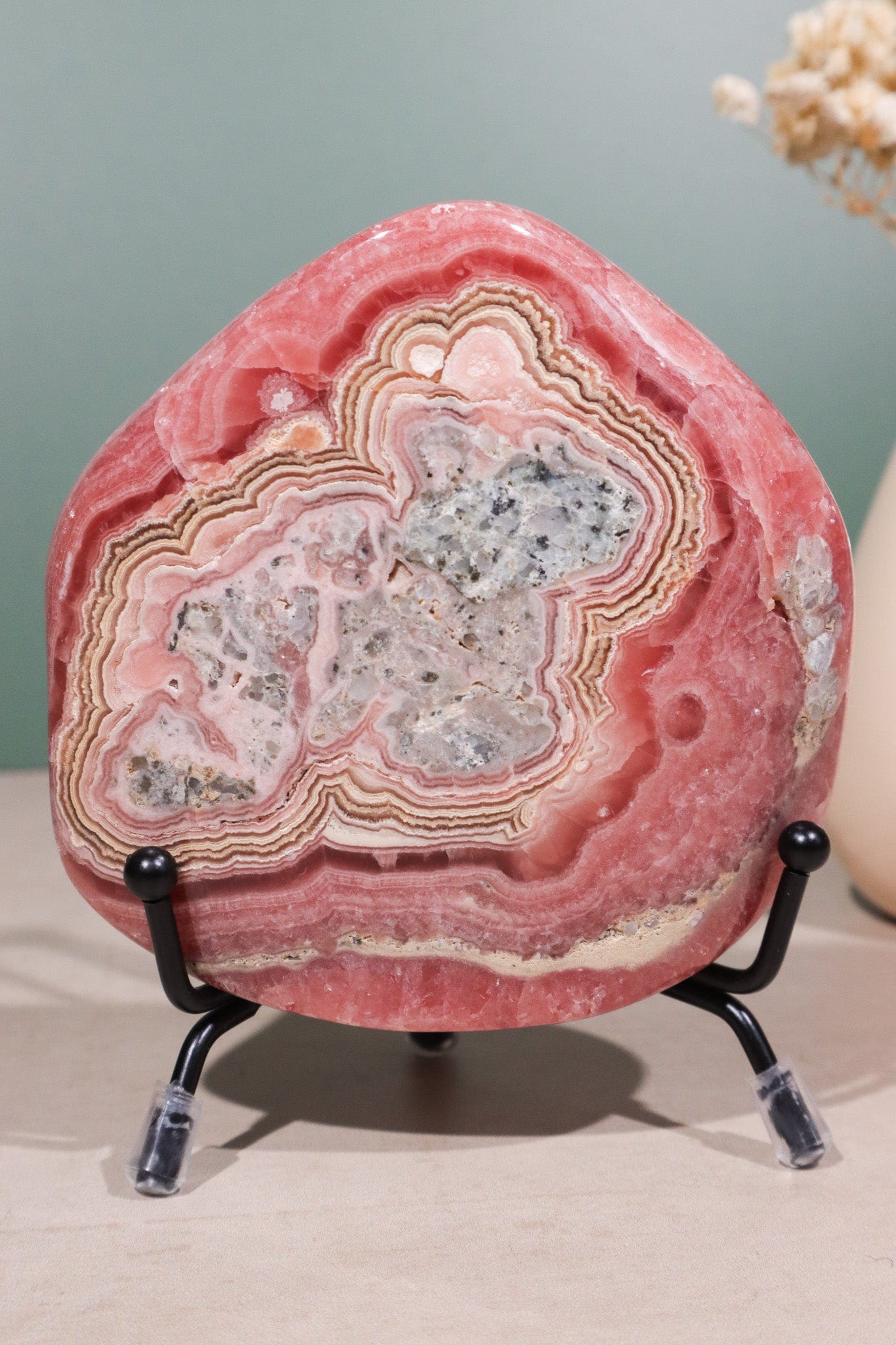 Rhodochrosite: The Mineral That Named Itself After a Rose and Earned It