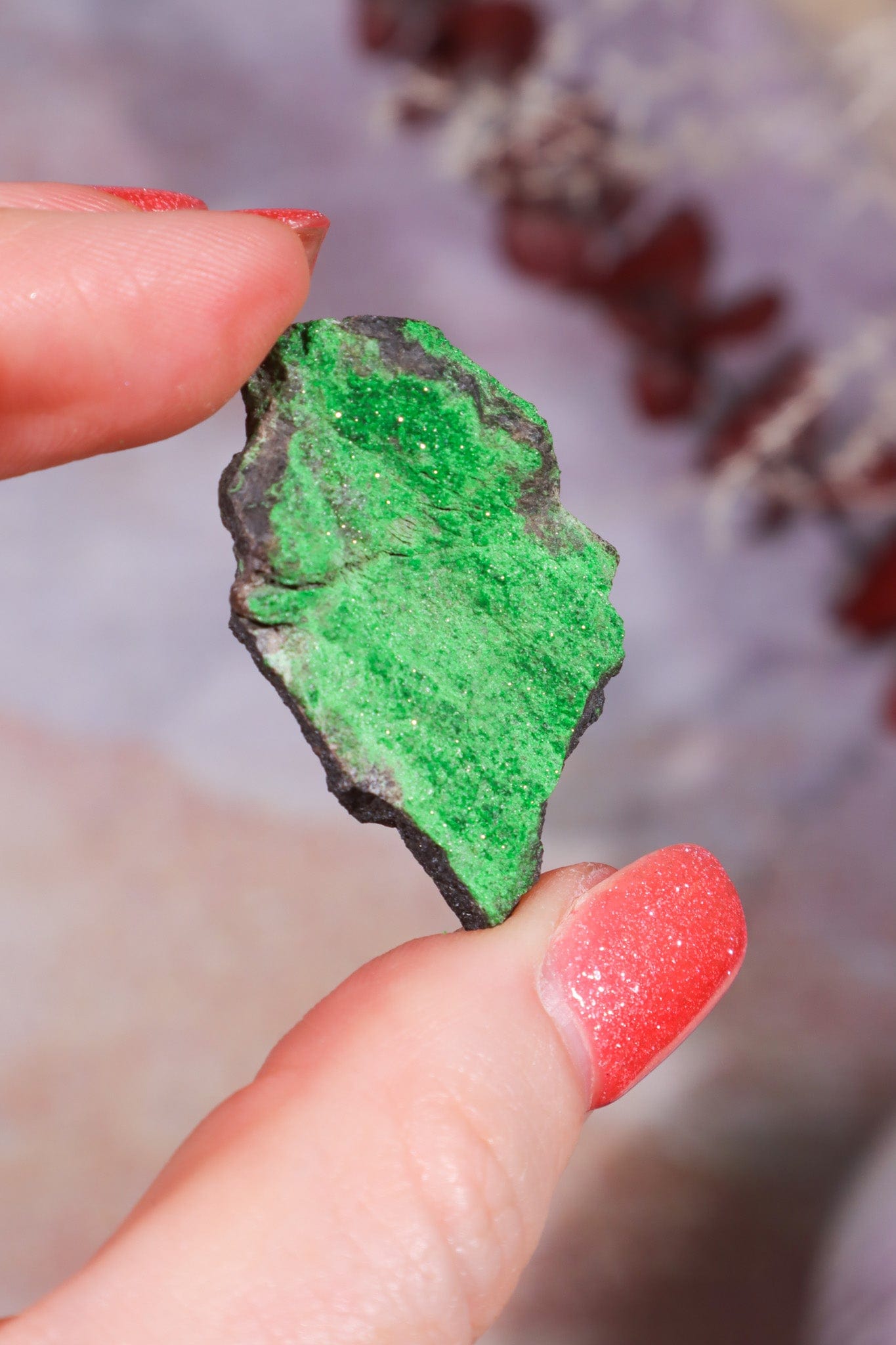 uvarovite specimen