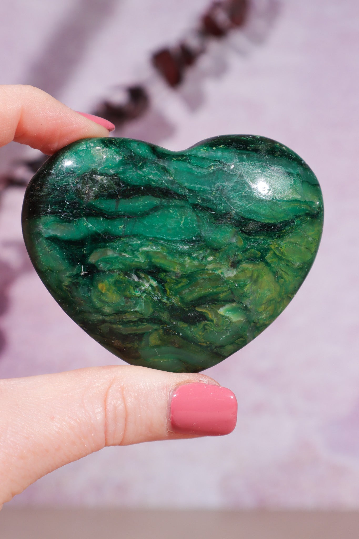 Green Jade Heart