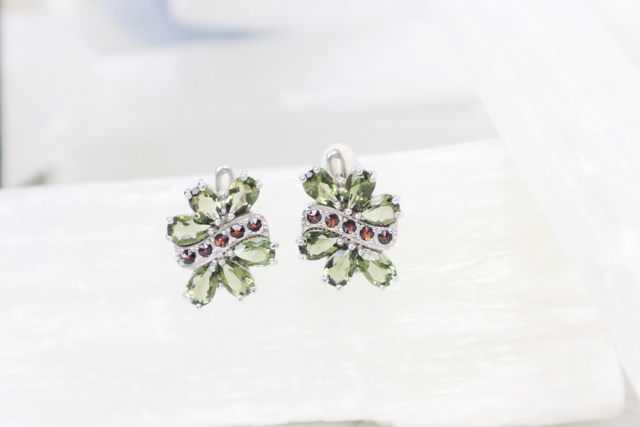Moldavite Earrings