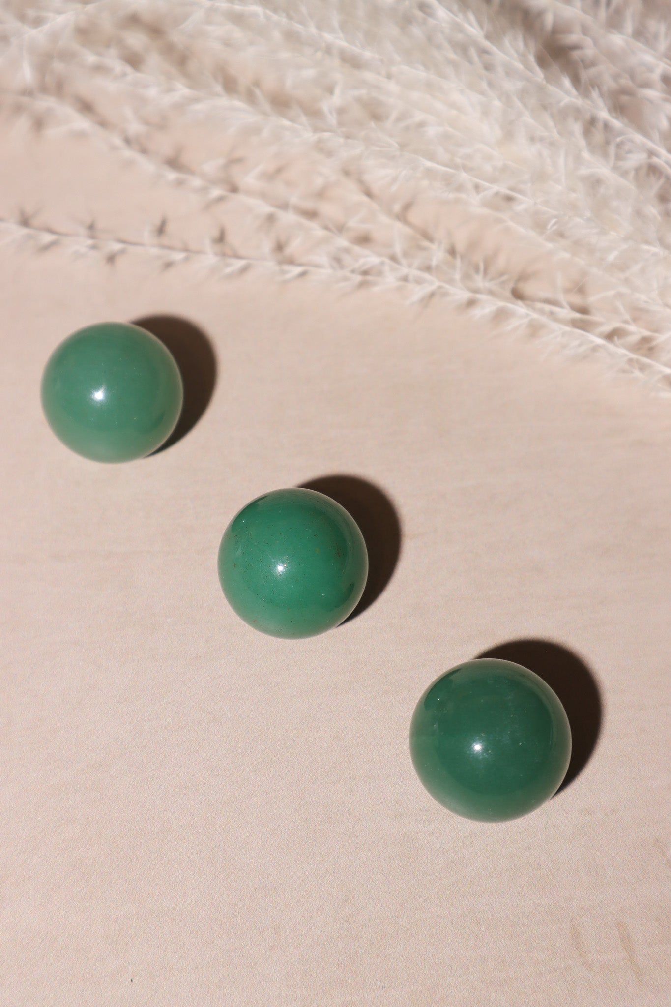 Green Aventurine mini spheres