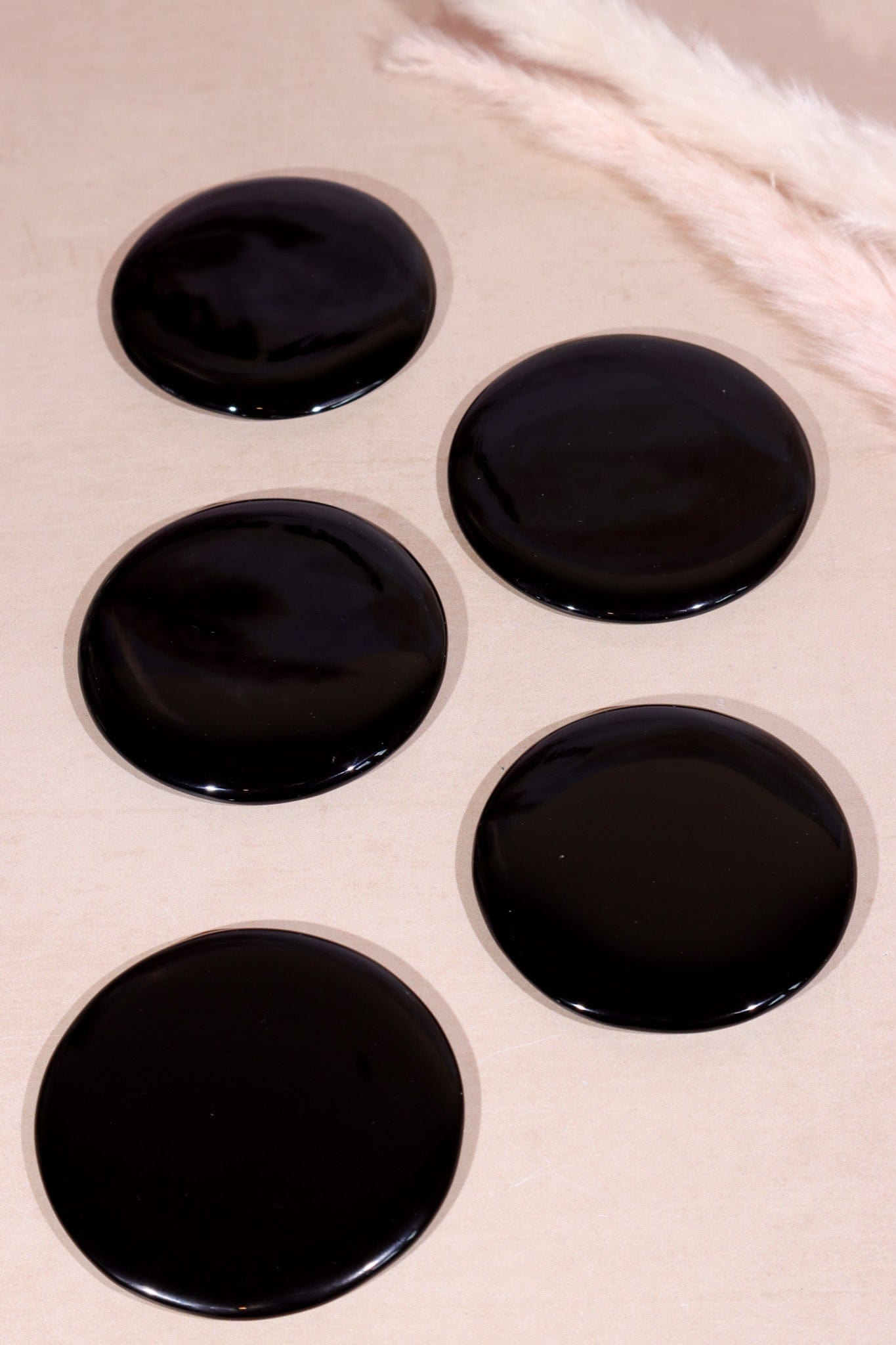 Black Obsidian Scrying Mirrors