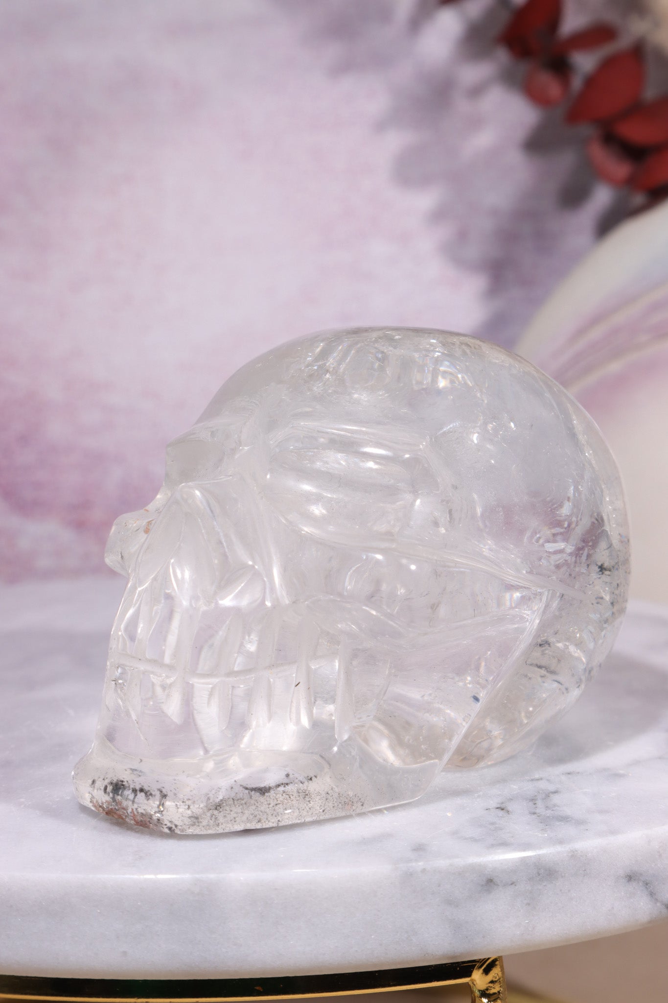 Clear Quartz Skull