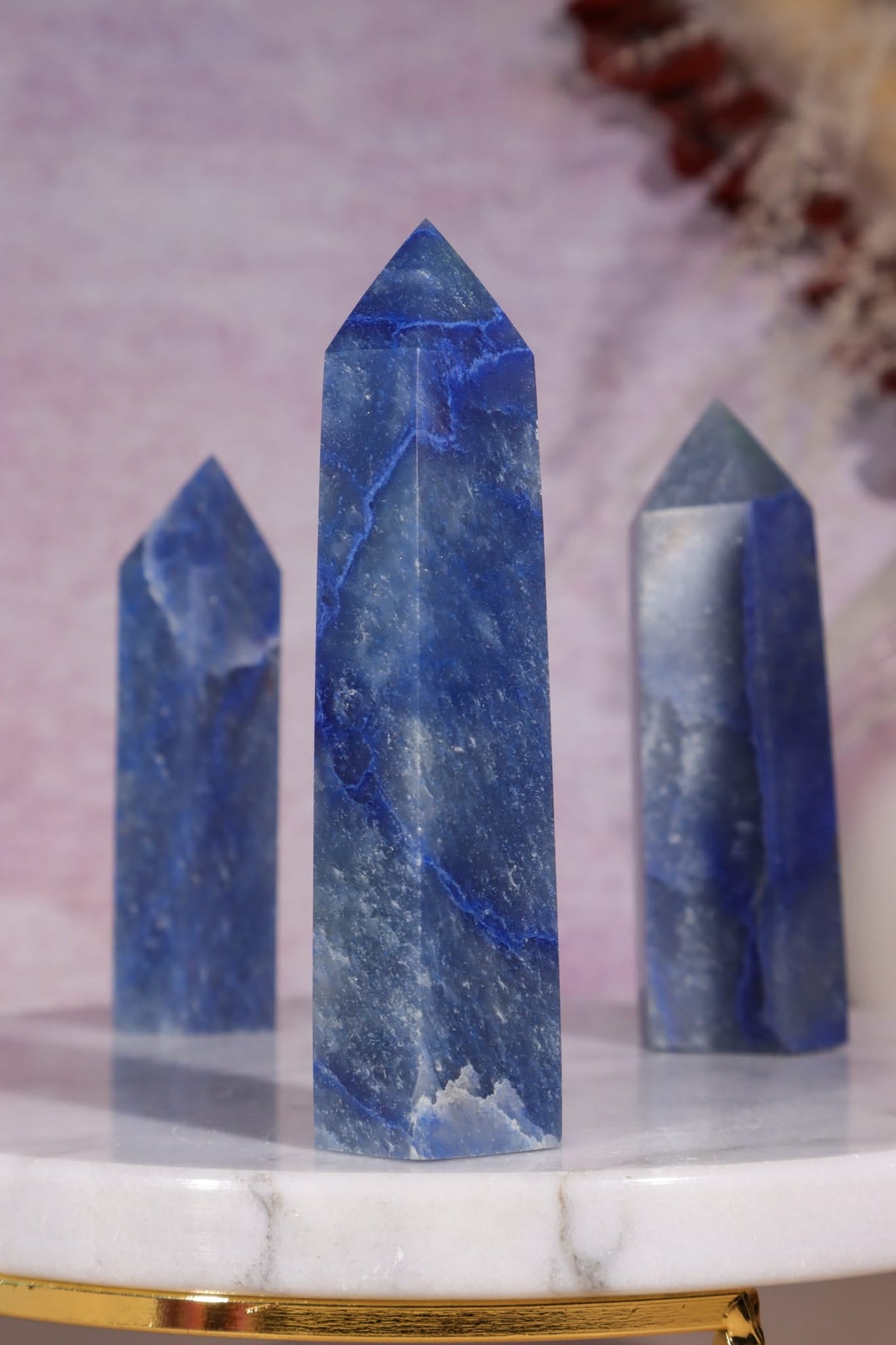 Blue Quartz Tower | 93mm | Brazil Towers Tali & Loz Crystals