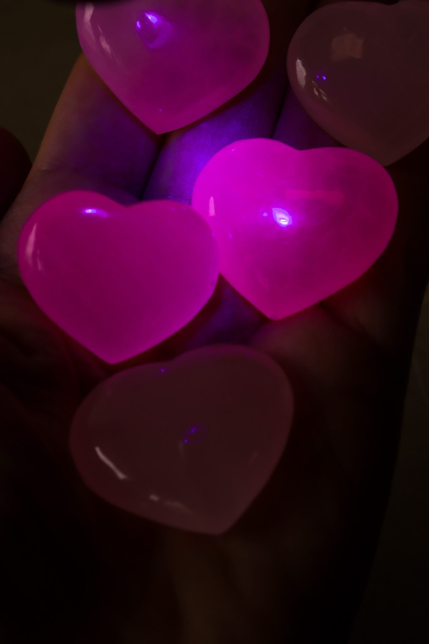 Mangano Calcite Heart | Small | Intuitively Chosen Heart Tali & Loz Crystals