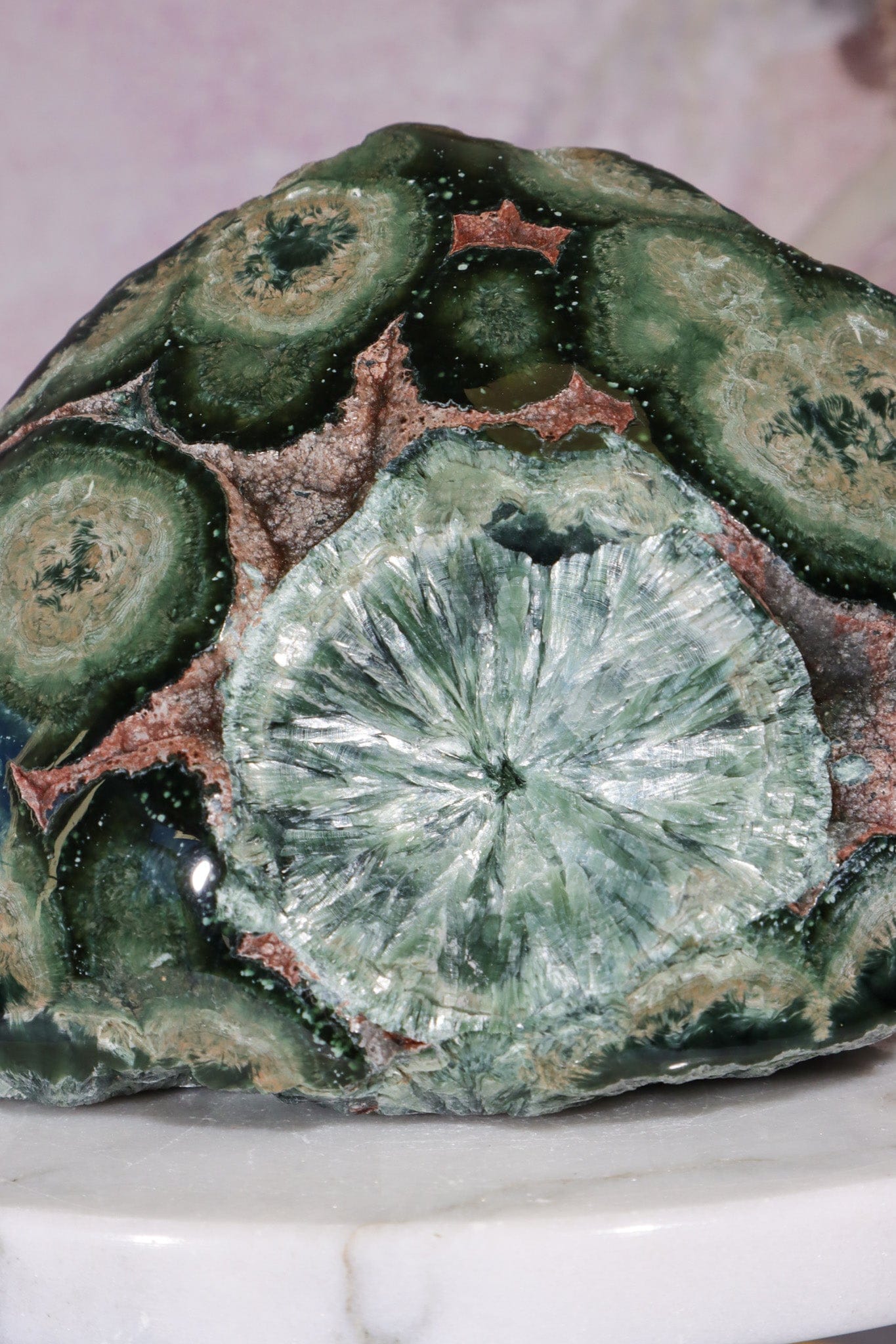 0.5KG Seraphinite Specimen, Russia Specimen Tali & Loz Crystals