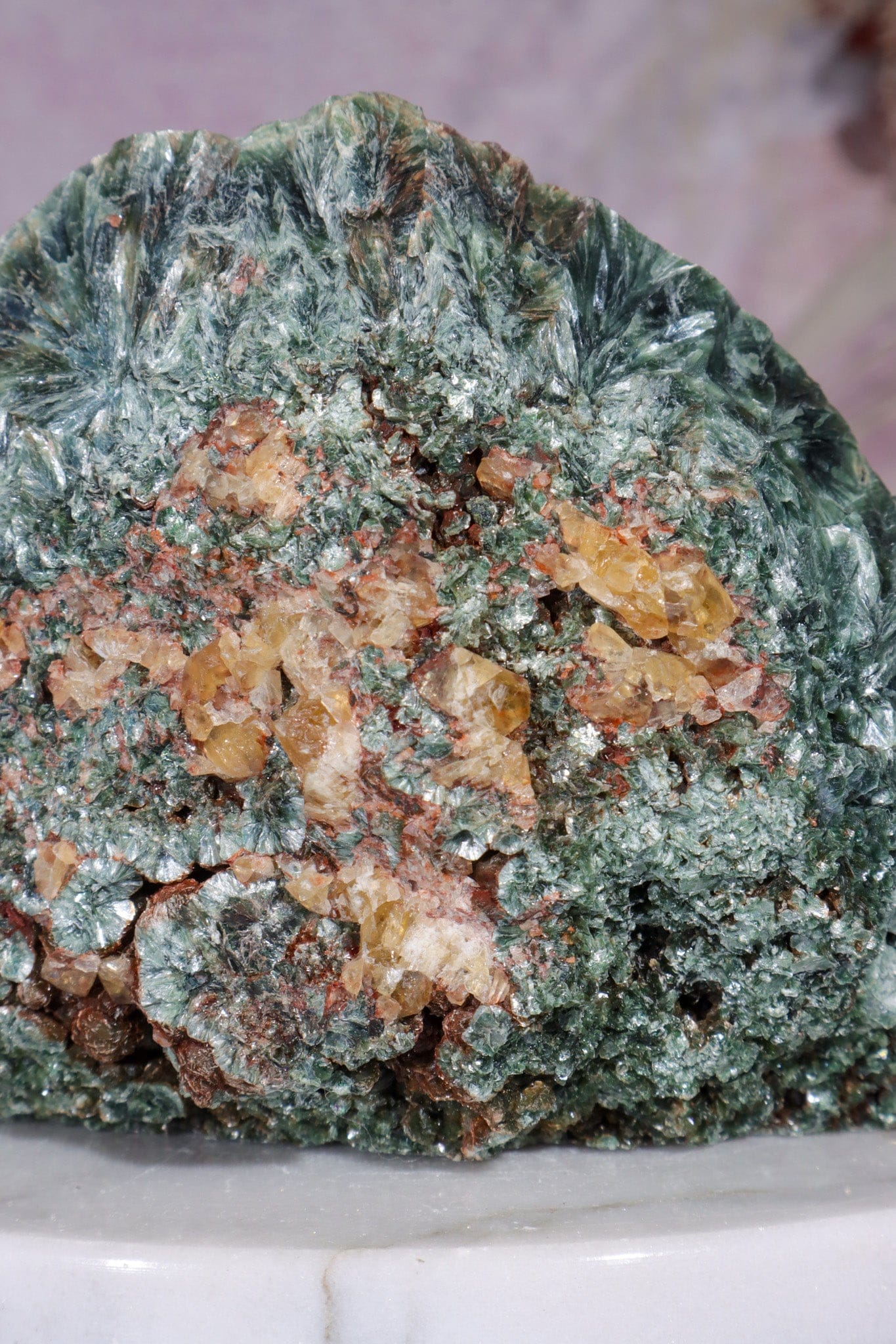 0.5KG Seraphinite Specimen, Russia Specimen Tali & Loz Crystals