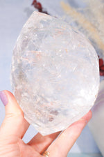 1.3kg Faceted Clear Quartz With Rainbows Freeform Tali & Loz Crystals