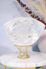 1.3kg Faceted Clear Quartz With Rainbows Freeform Tali & Loz Crystals