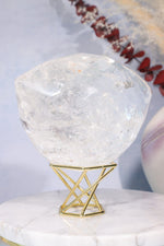 1.3kg Faceted Clear Quartz With Rainbows Freeform Tali & Loz Crystals