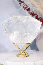 1.3kg Faceted Clear Quartz With Rainbows Freeform Tali & Loz Crystals