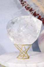 1.3kg Faceted Clear Quartz With Rainbows Freeform Tali & Loz Crystals