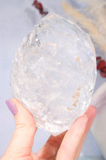 1.3kg Faceted Clear Quartz With Rainbows Freeform Tali & Loz Crystals