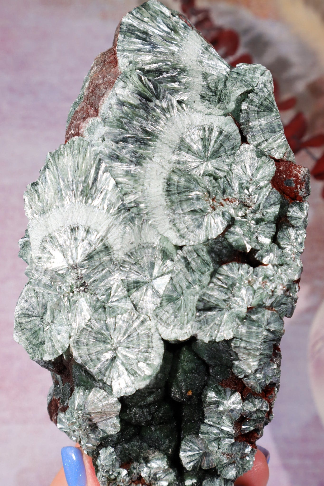 1KG Seraphinite Specimen, Russia Specimen Tali & Loz Crystals