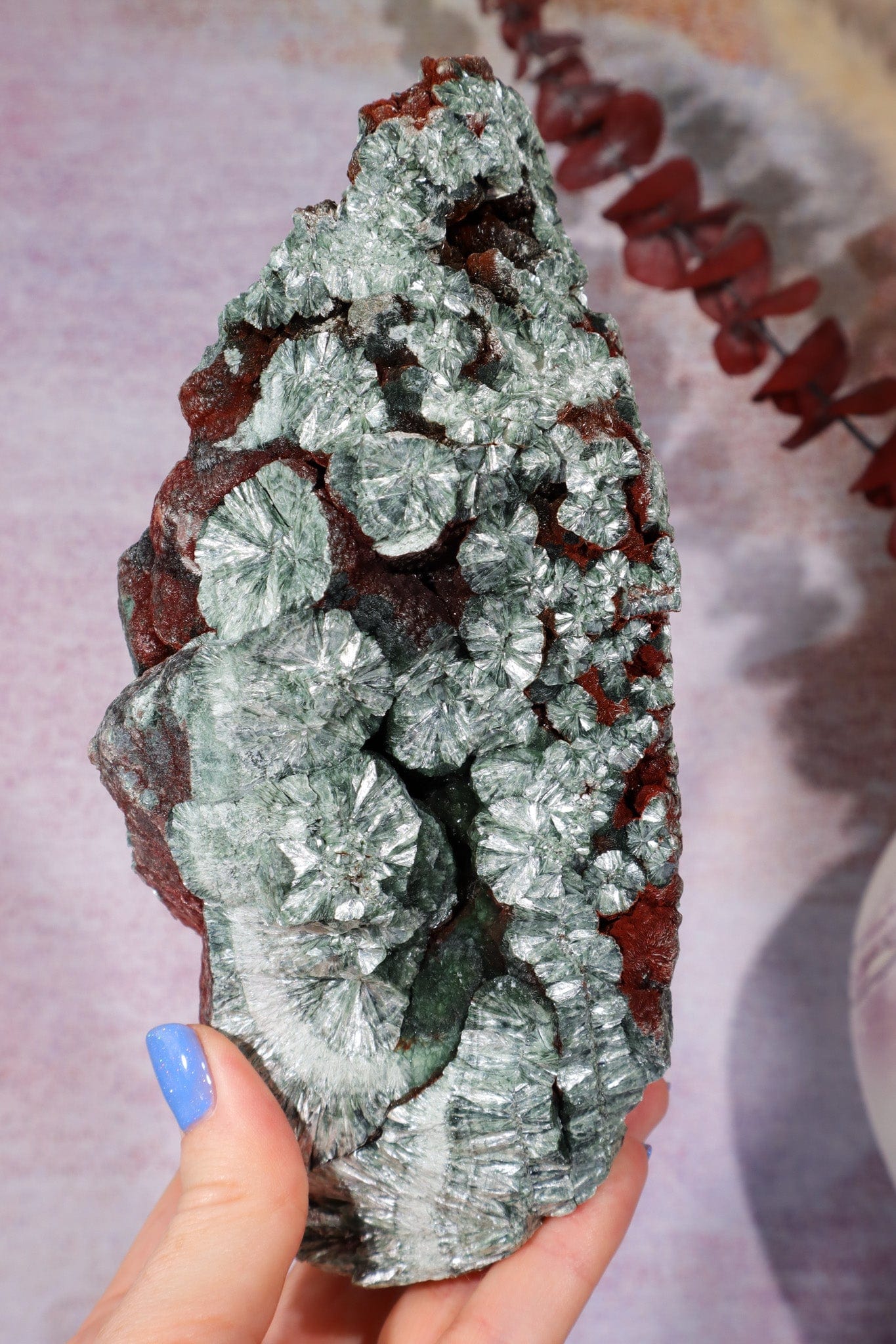1KG Seraphinite Specimen, Russia Specimen Tali & Loz Crystals