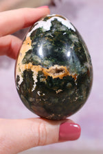 8th Vein Ocean Jasper Egg 6.7cm - Tali & Loz Crystals