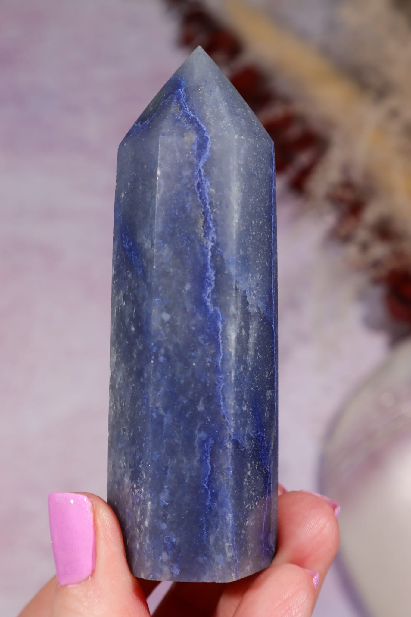 Blue Quartz Tower | 93mm | Brazil Towers Tali & Loz Crystals