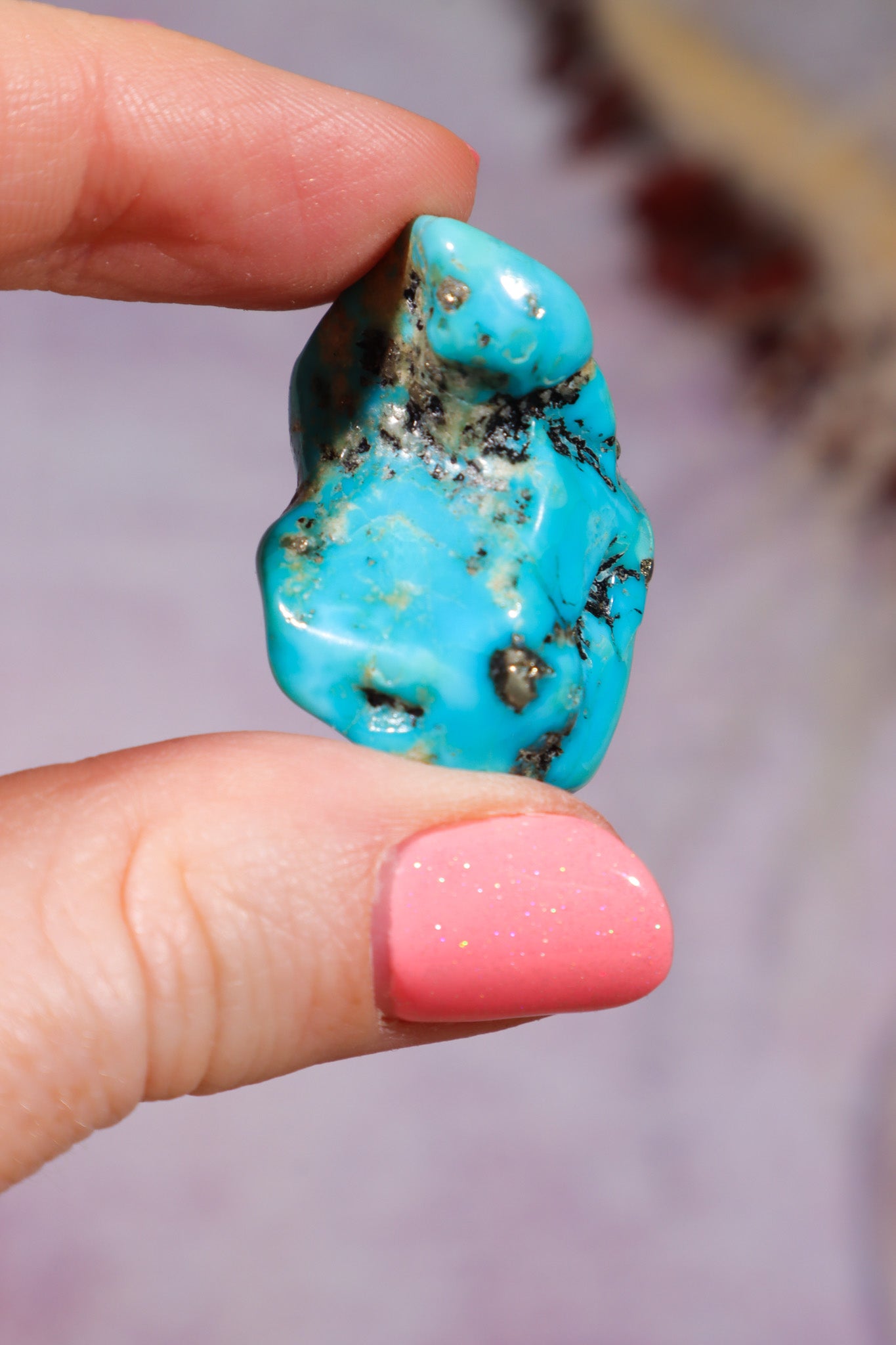 Turquoise with Pyrite 3.2cm | Morenci, Arizona, USA