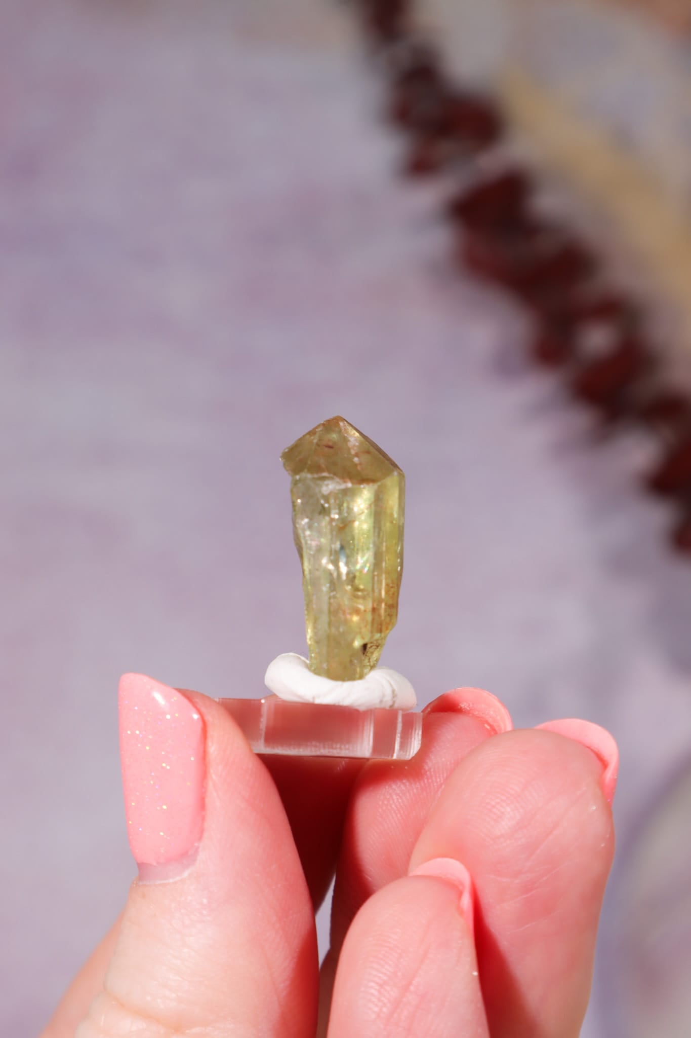 Yellow Apatite Specimen | 23mm | Cerro de Mercado, Mexico Minerals Tali & Loz Crystals