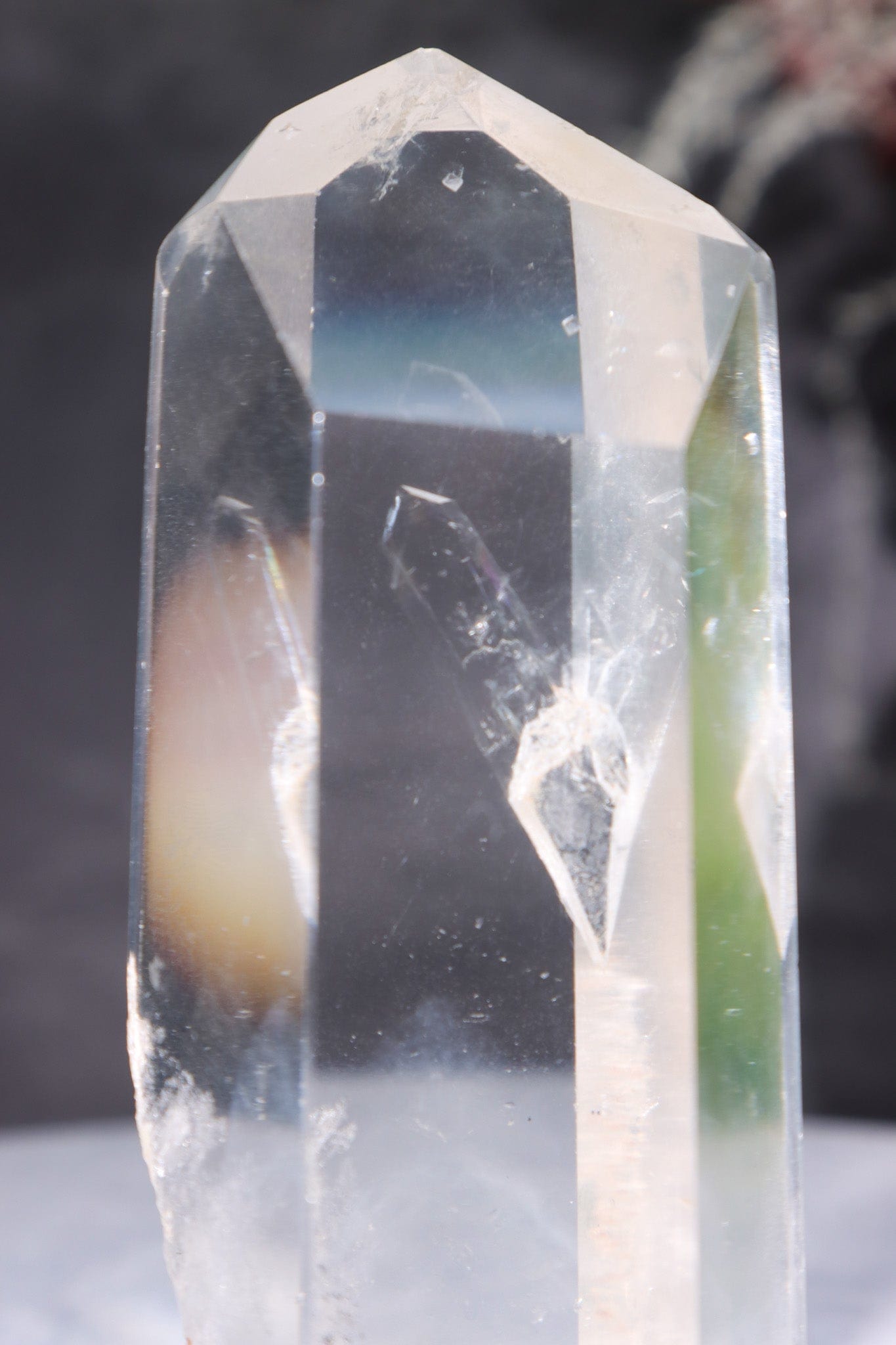 AAA Grade Clear Quartz Manifestation Crystal Tower With Natural Phantom Towers Tali & Loz Crystals