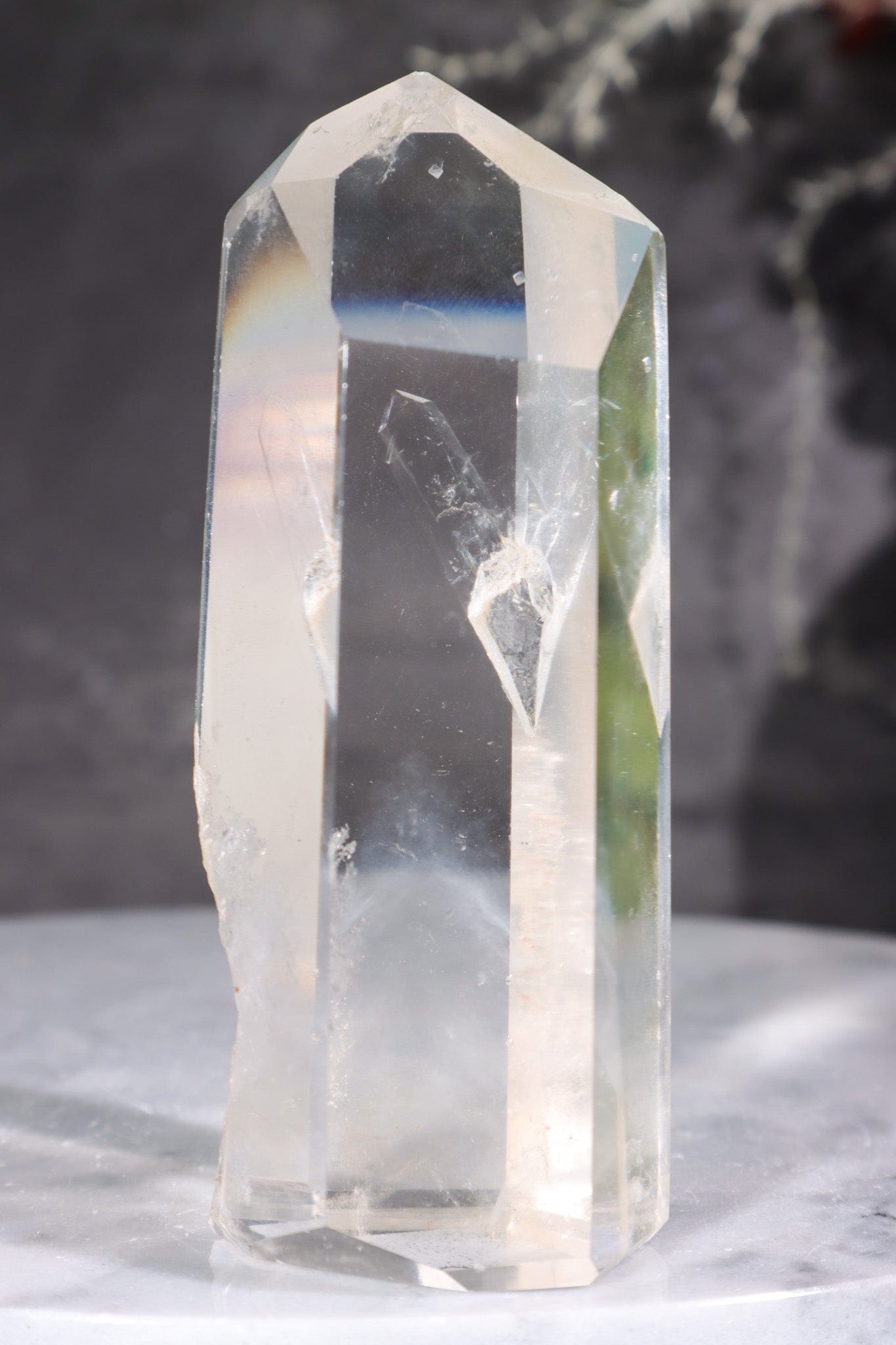 AAA Grade Clear Quartz Manifestation Crystal Tower With Natural Phantom Towers Tali & Loz Crystals