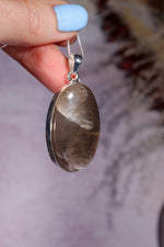 AAA Grade Lattice Sunstone Pendant set in 925 Silver With Chain Jewellery Tali & Loz Crystals