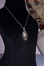 AAA Grade Lattice Sunstone Pendant set in 925 Silver With Chain Jewellery Tali & Loz Crystals