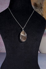AAA Grade Lattice Sunstone Pendant set in 925 Silver With Chain Jewellery Tali & Loz Crystals