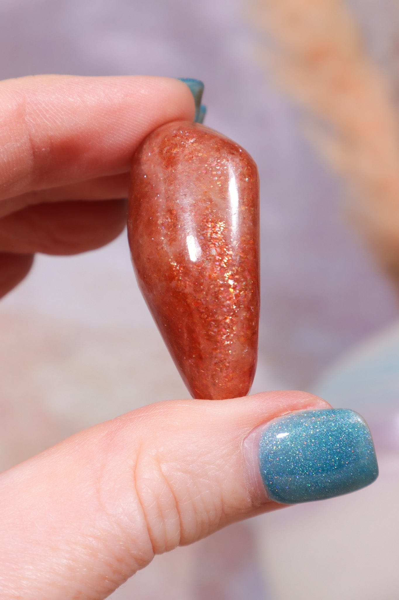 AAA Grade Lattice Sunstone Tumblestones Tumblestones Tali & Loz Crystals