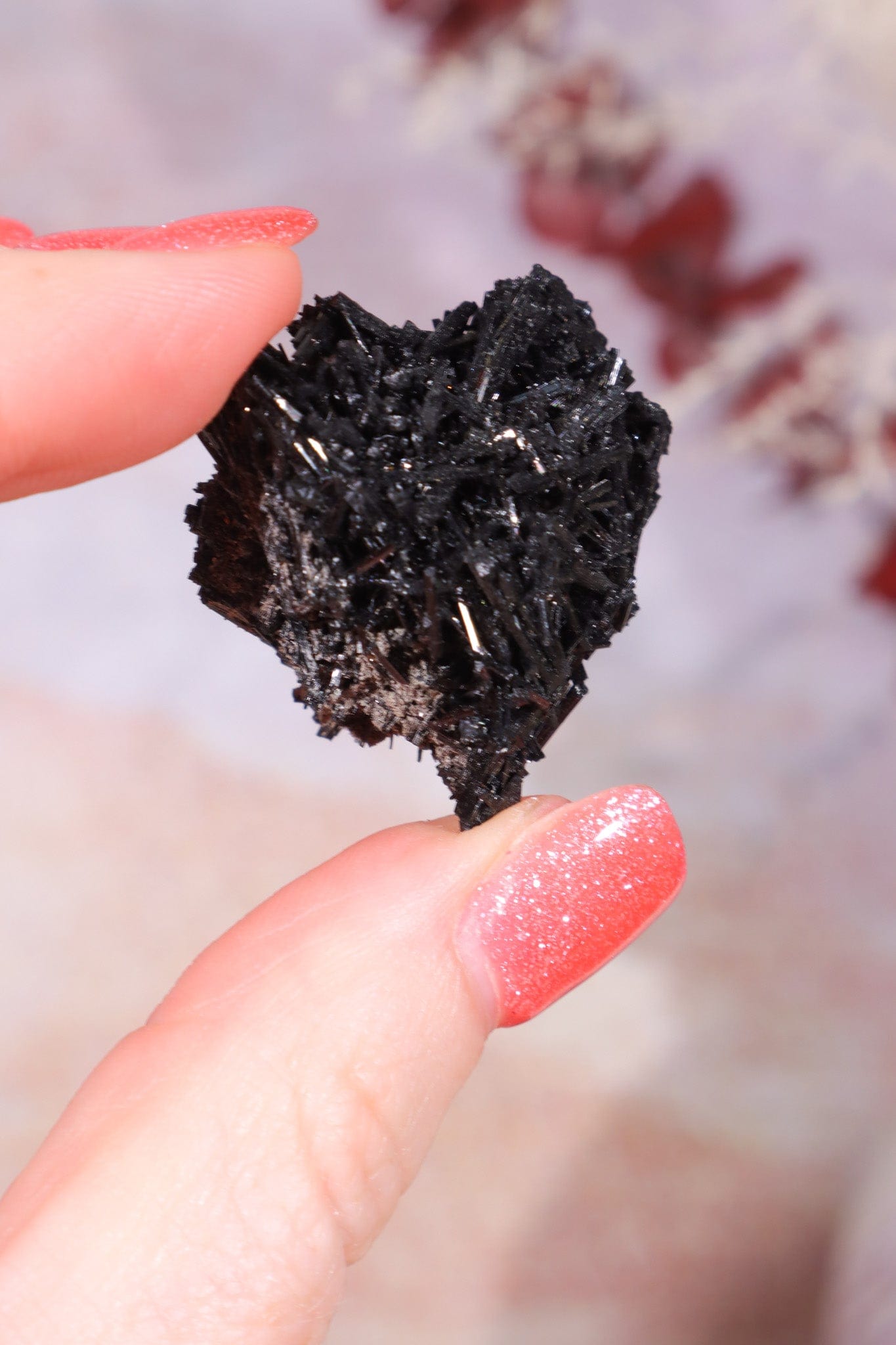 Acicular Black Tourmaline Specimen 10.15gr Specimen Tali & Loz Crystals