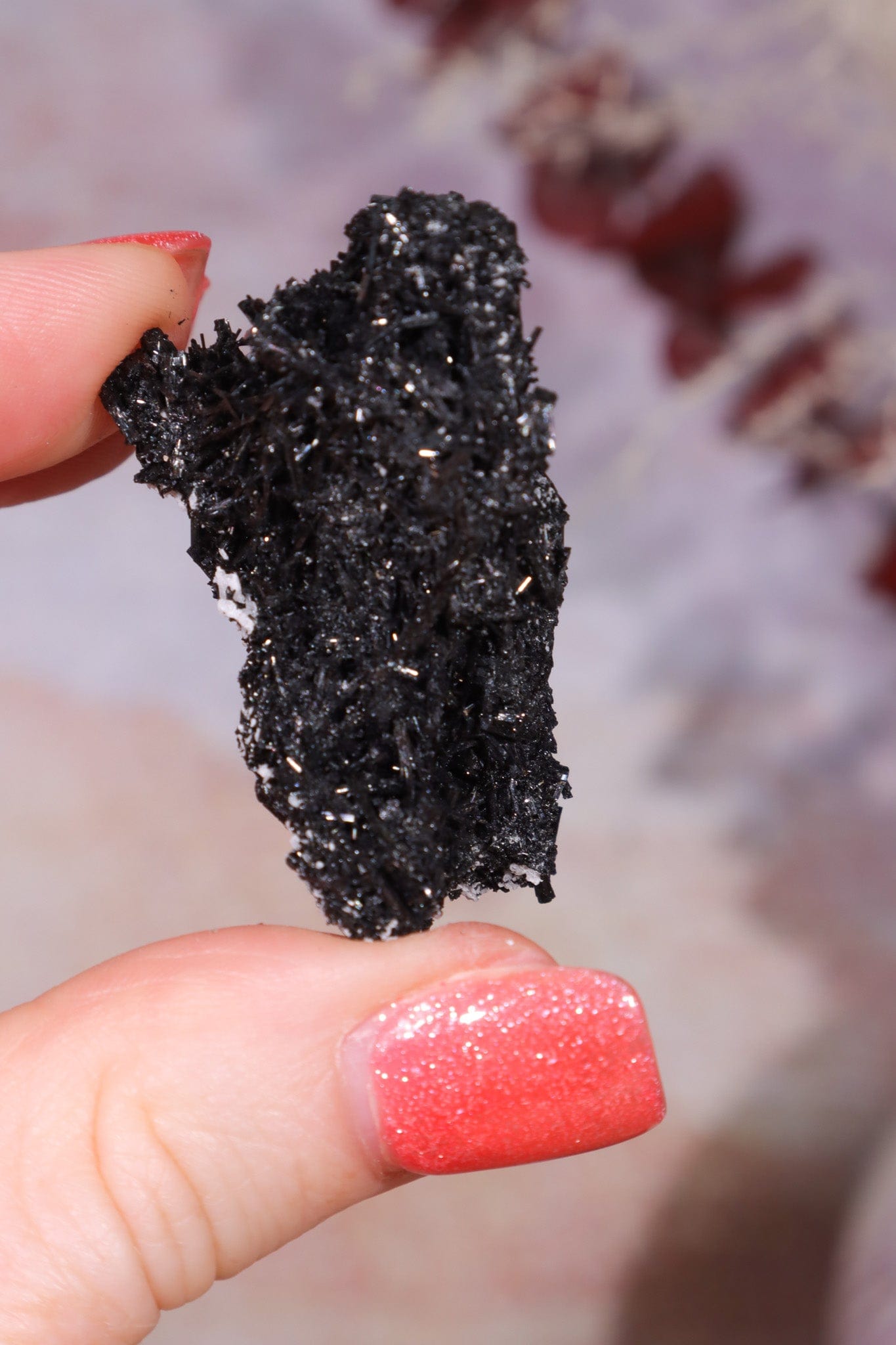 Acicular Black Tourmaline Specimen 12.08gr Specimen Tali & Loz Crystals