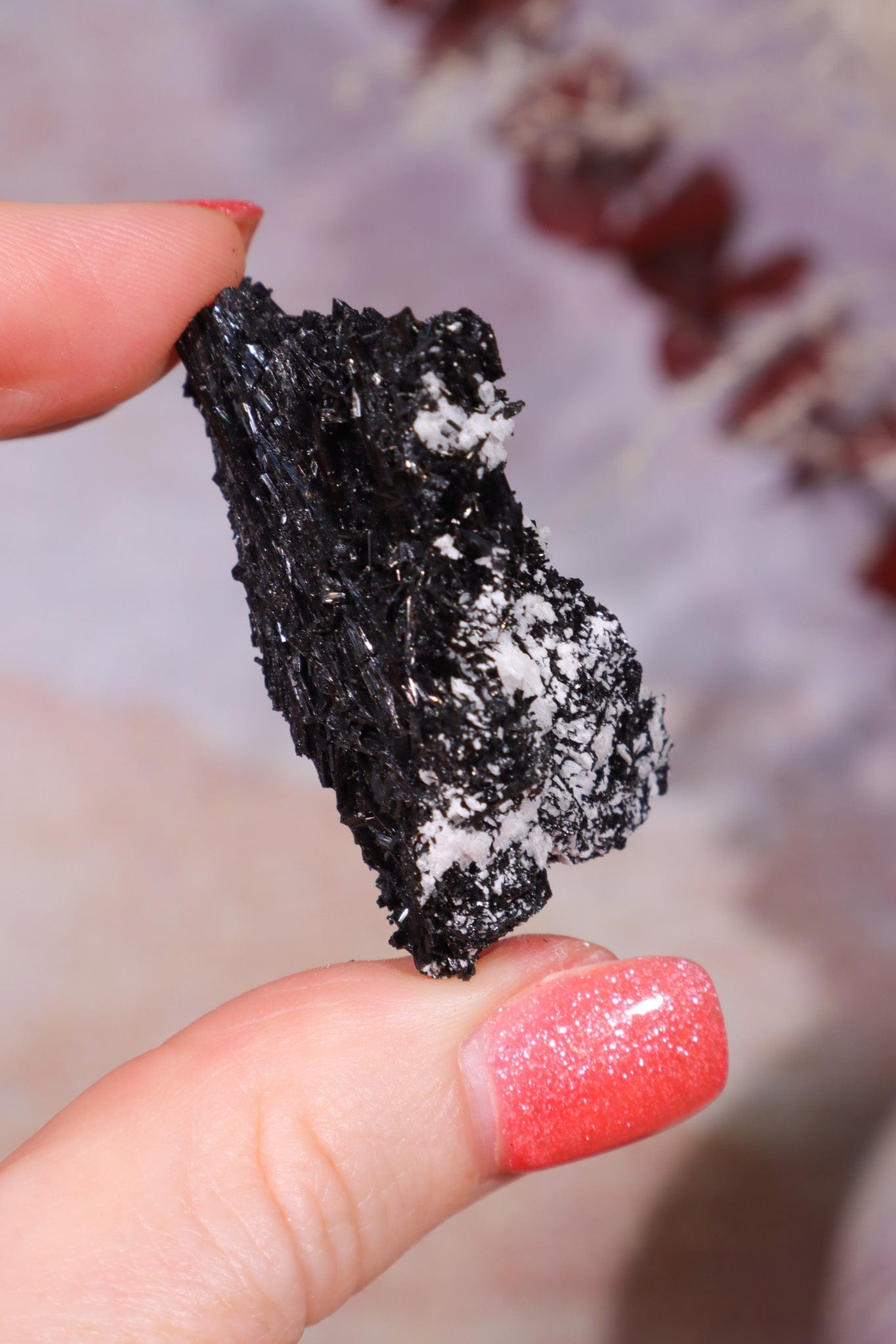 Acicular Black Tourmaline Specimen 12.08gr Specimen Tali & Loz Crystals