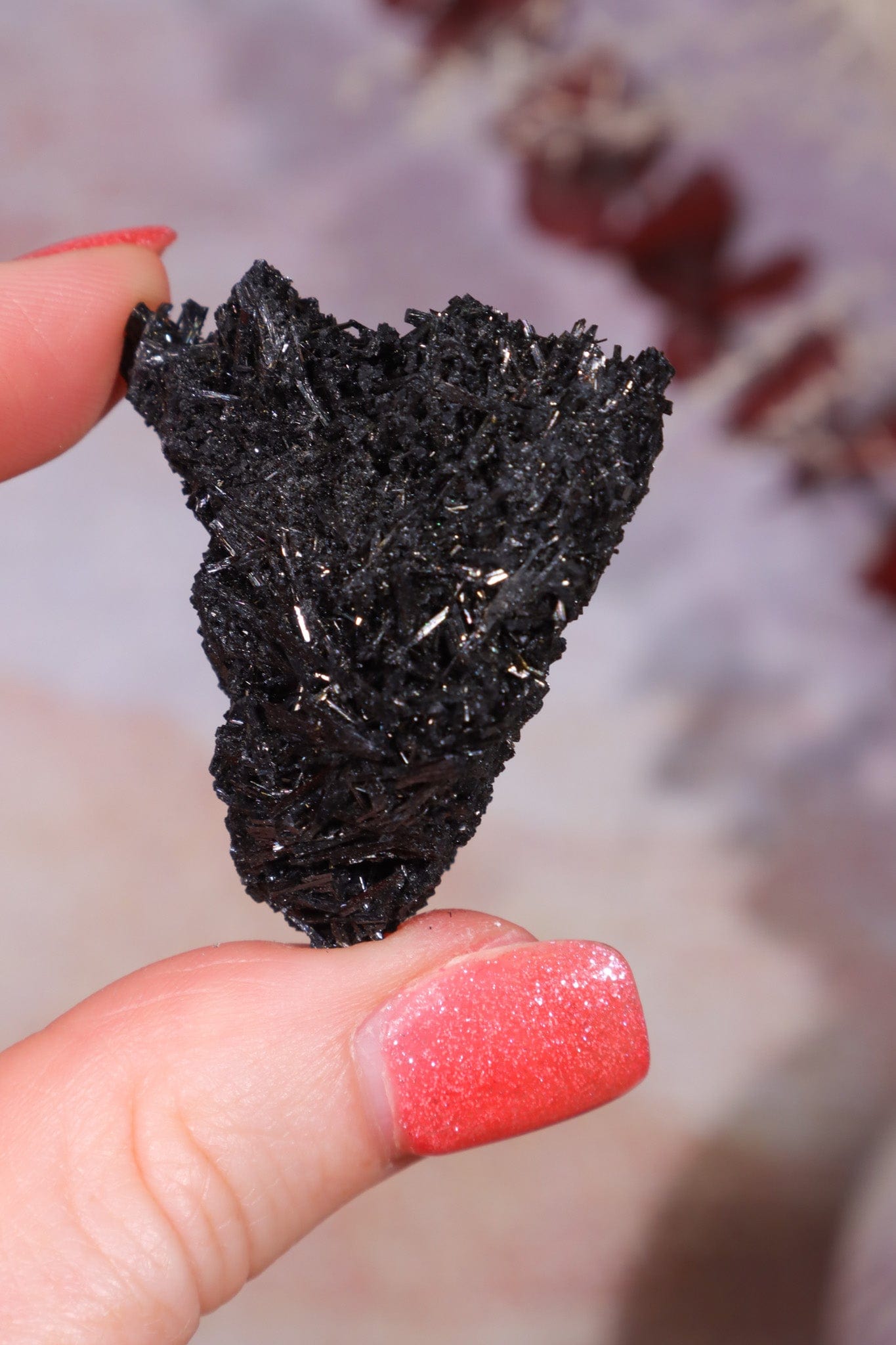 Acicular Black Tourmaline Specimen 14.20gr Specimen Tali & Loz Crystals