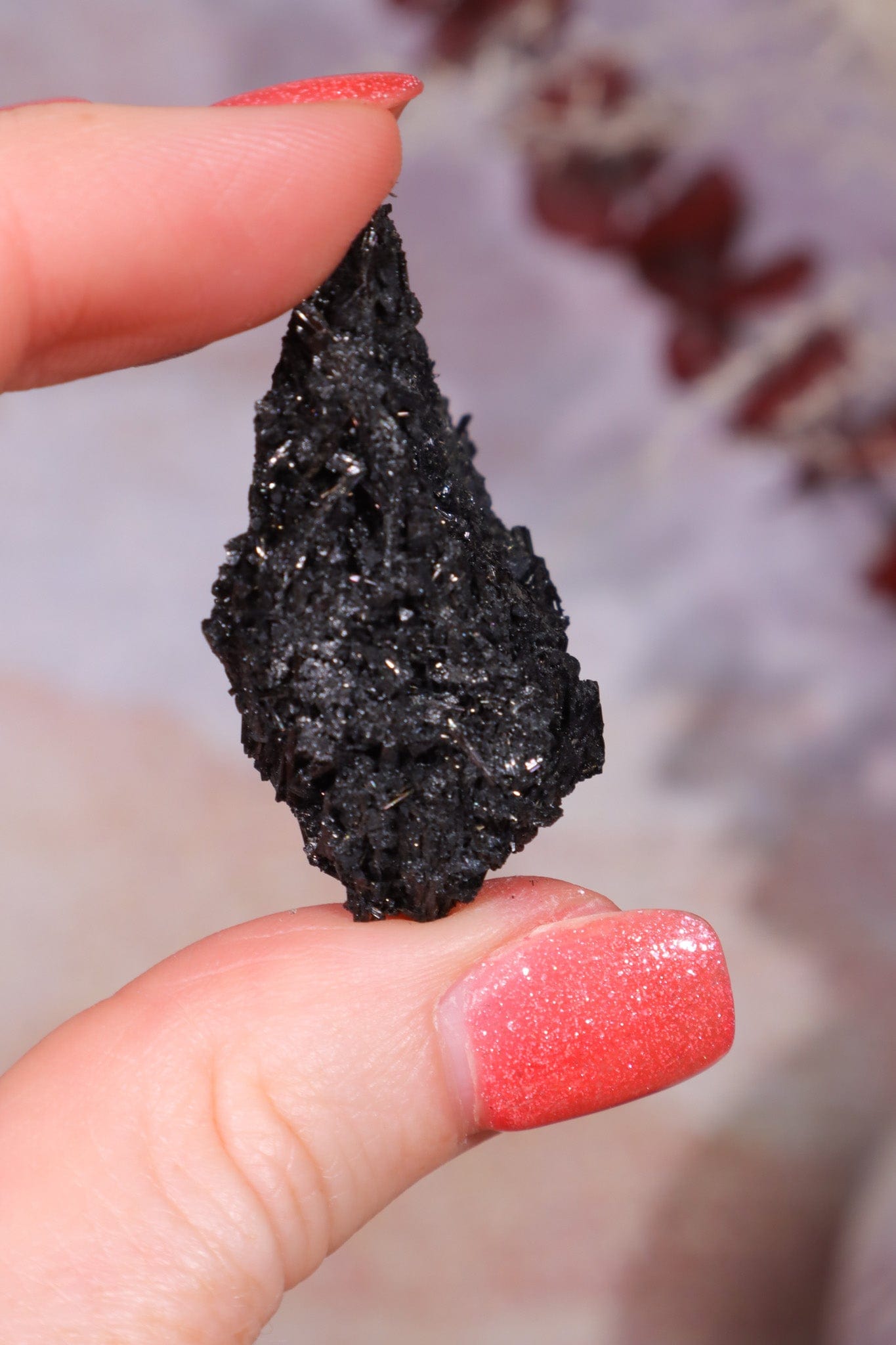 Acicular Black Tourmaline Specimen 14.20gr Specimen Tali & Loz Crystals