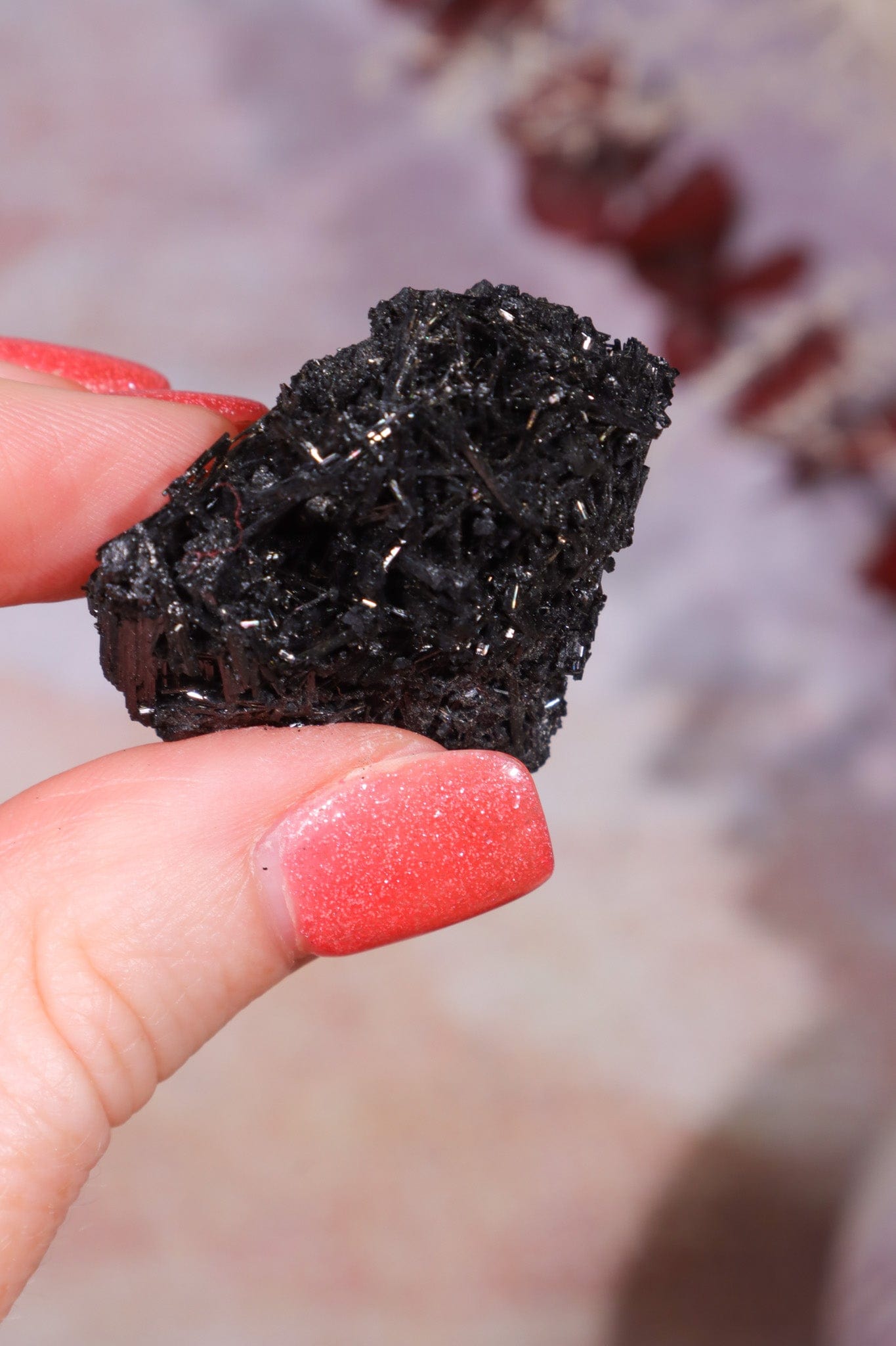 Acicular Black Tourmaline Specimen 17.45gr Specimen Tali & Loz Crystals