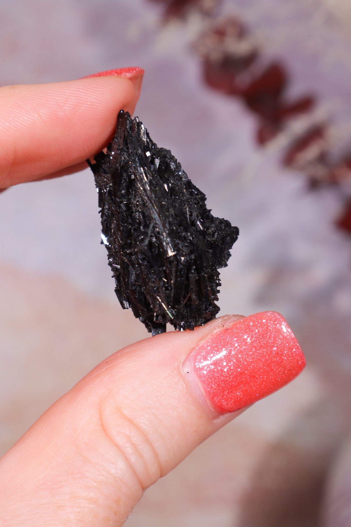 Acicular Black Tourmaline Specimen 9.85gr Specimen Tali & Loz Crystals