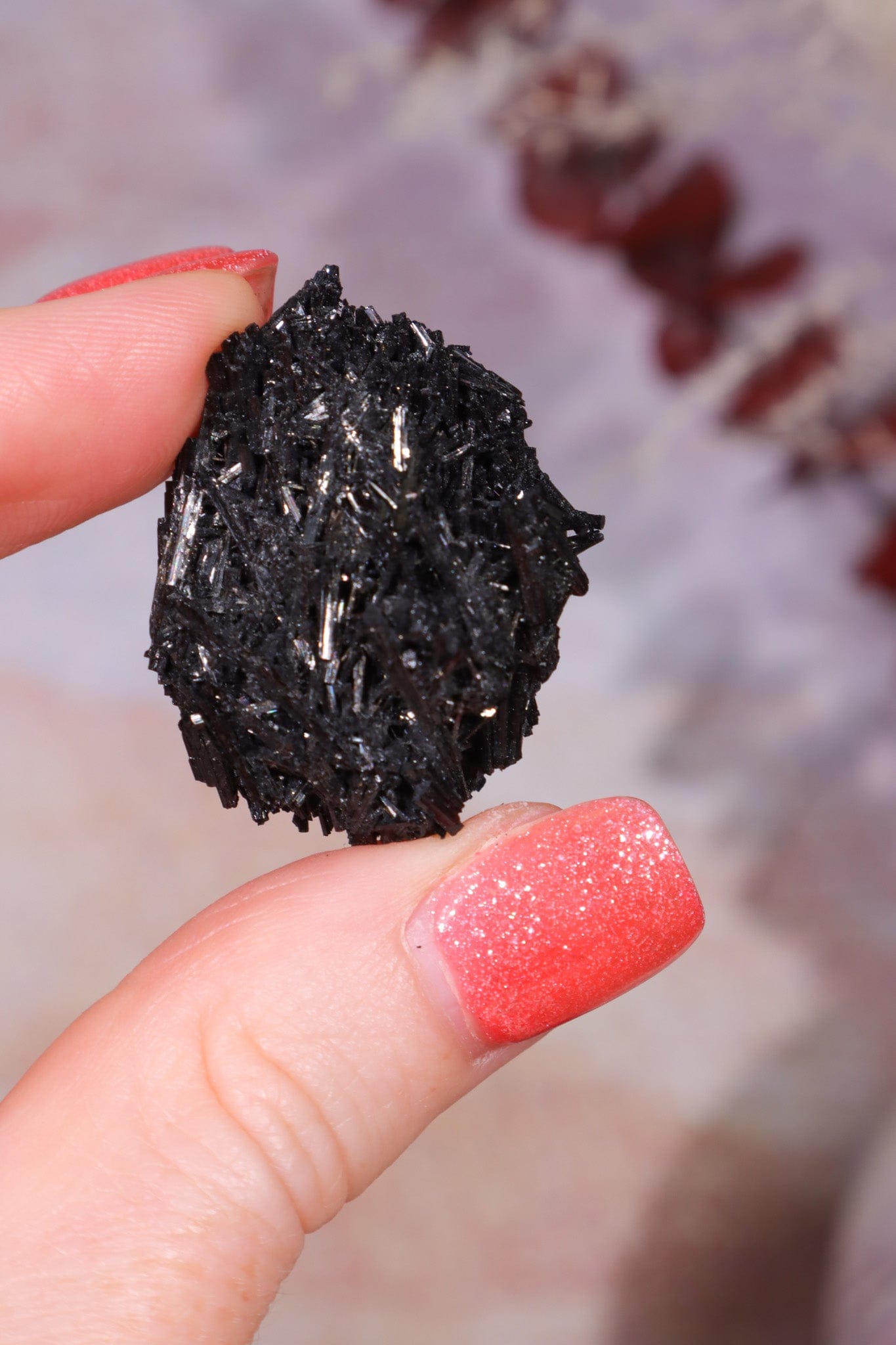 Acicular Black Tourmaline Specimen 9.85gr Specimen Tali & Loz Crystals