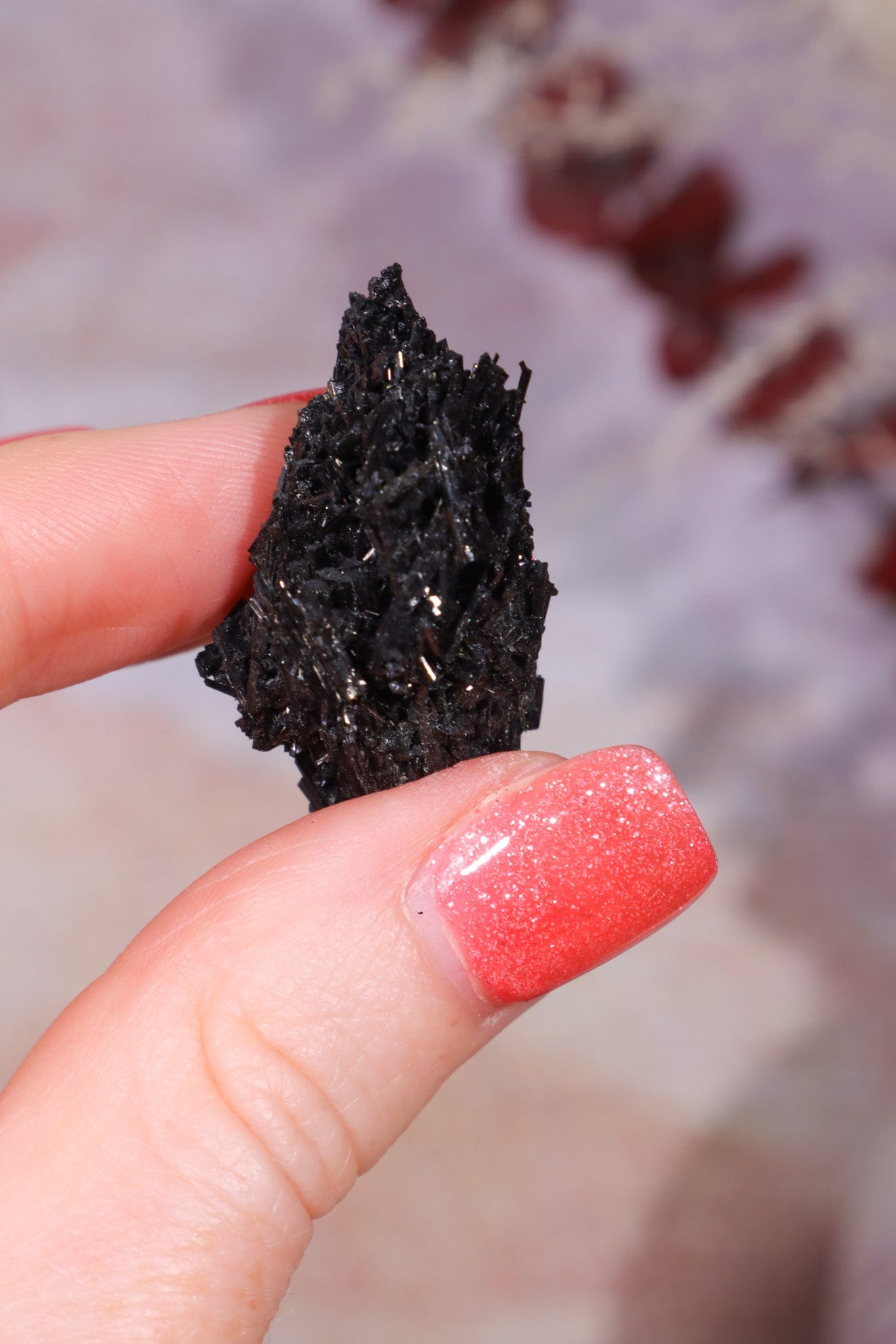 Acicular Black Tourmaline Specimen 9.85gr Specimen Tali & Loz Crystals