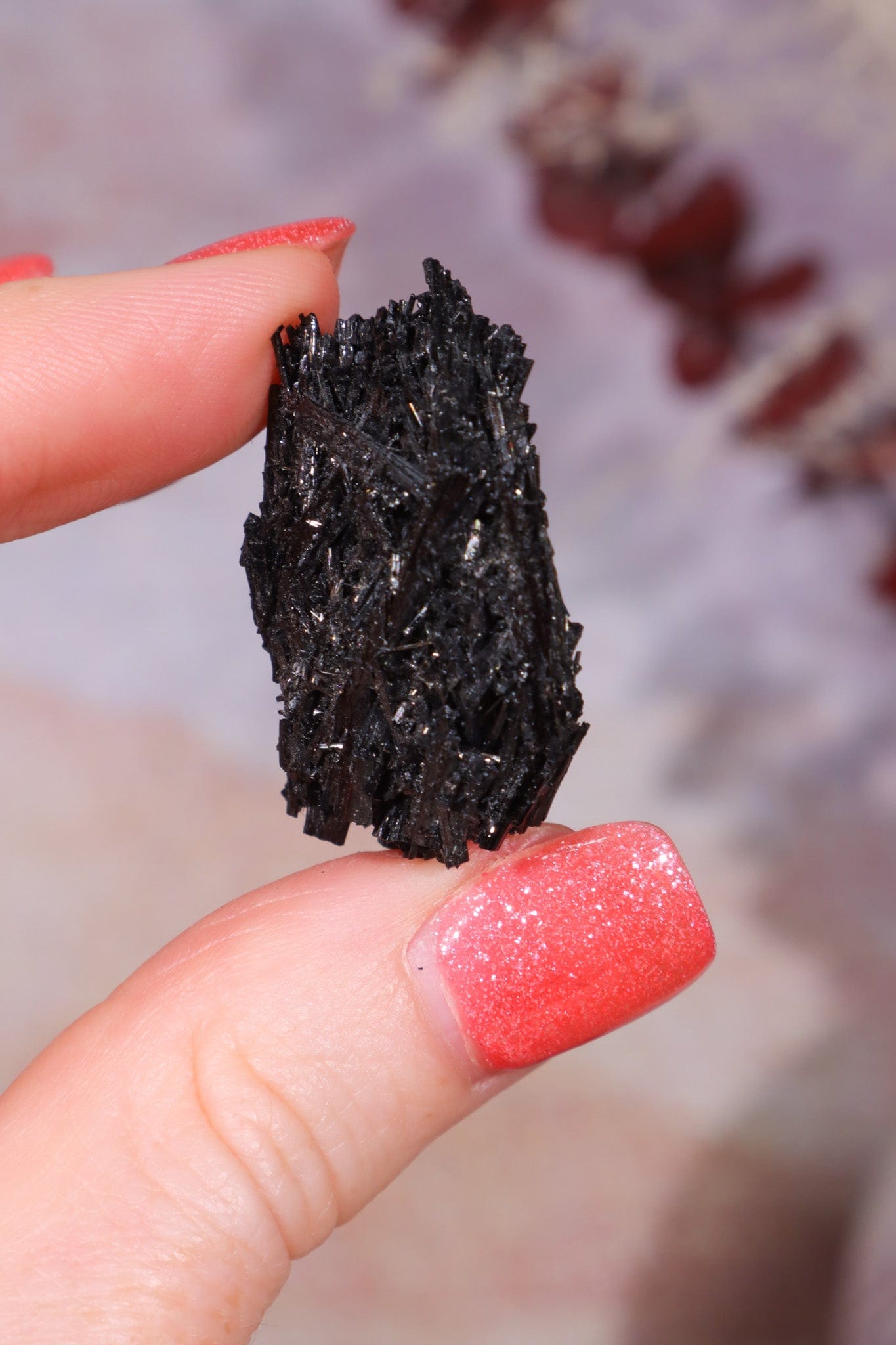 Acicular Black Tourmaline Specimen 9.85gr Specimen Tali & Loz Crystals