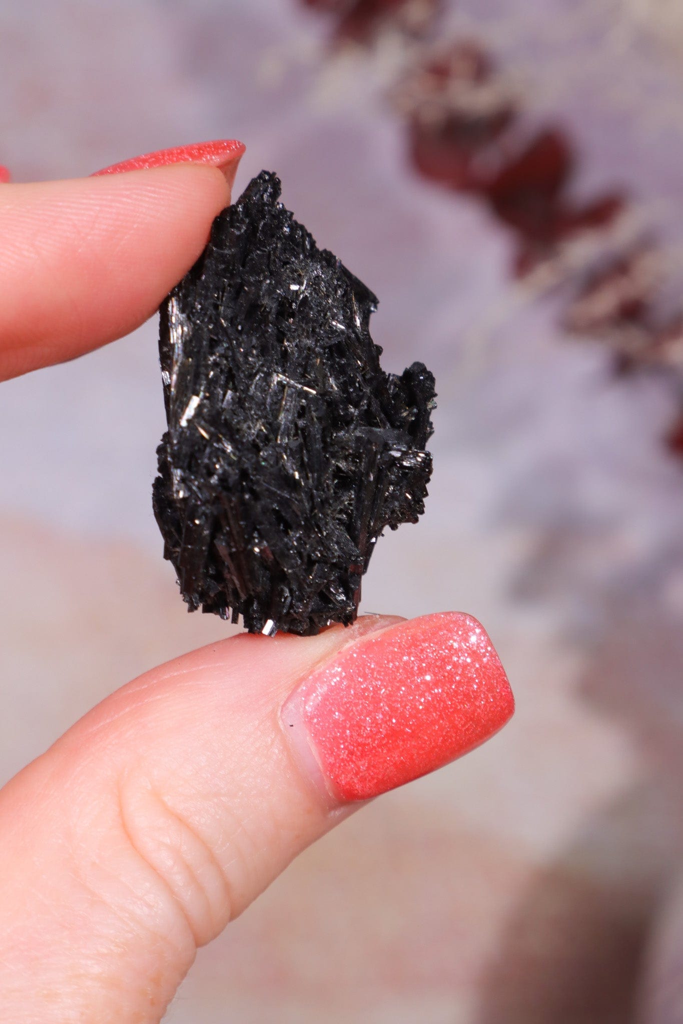 Acicular Black Tourmaline Specimen 9.85gr Specimen Tali & Loz Crystals